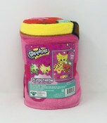 Wholesale - SHOPKINS 46" X 60" PLUSH THROW, UPC: 32281297640